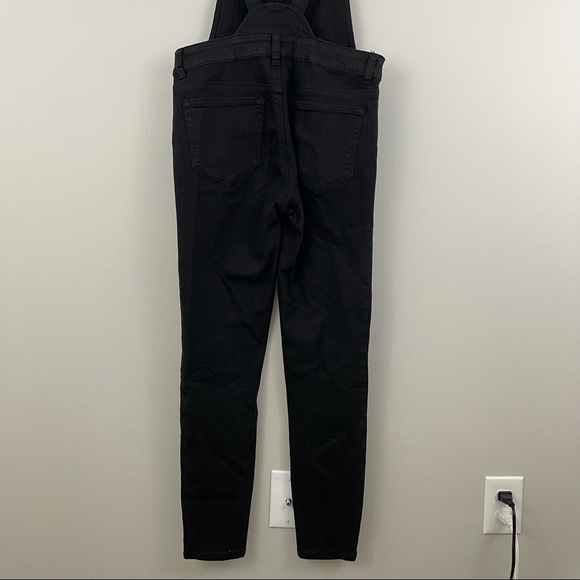 PACSUN Black Overall Jeans Sz 24 - Picture 11 of 14